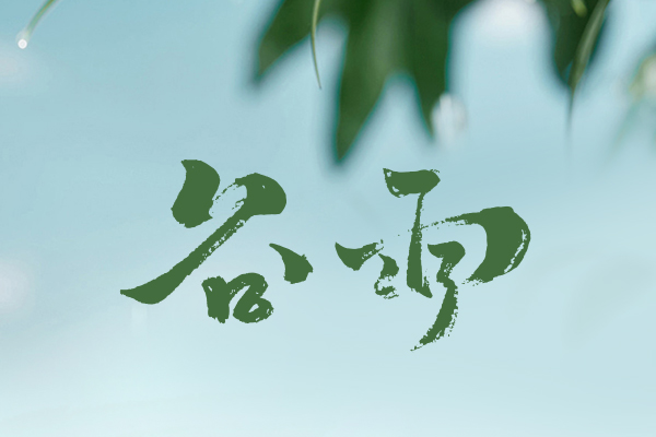 谷雨時節(jié)｜以春之尾韻，寄夏之初愿